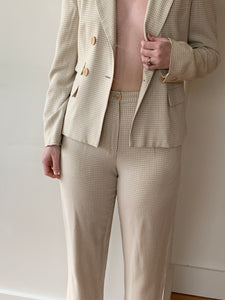 Vintage DKNY grid suit