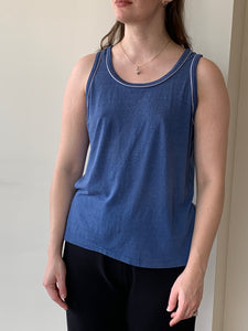 Vintage blue tank top