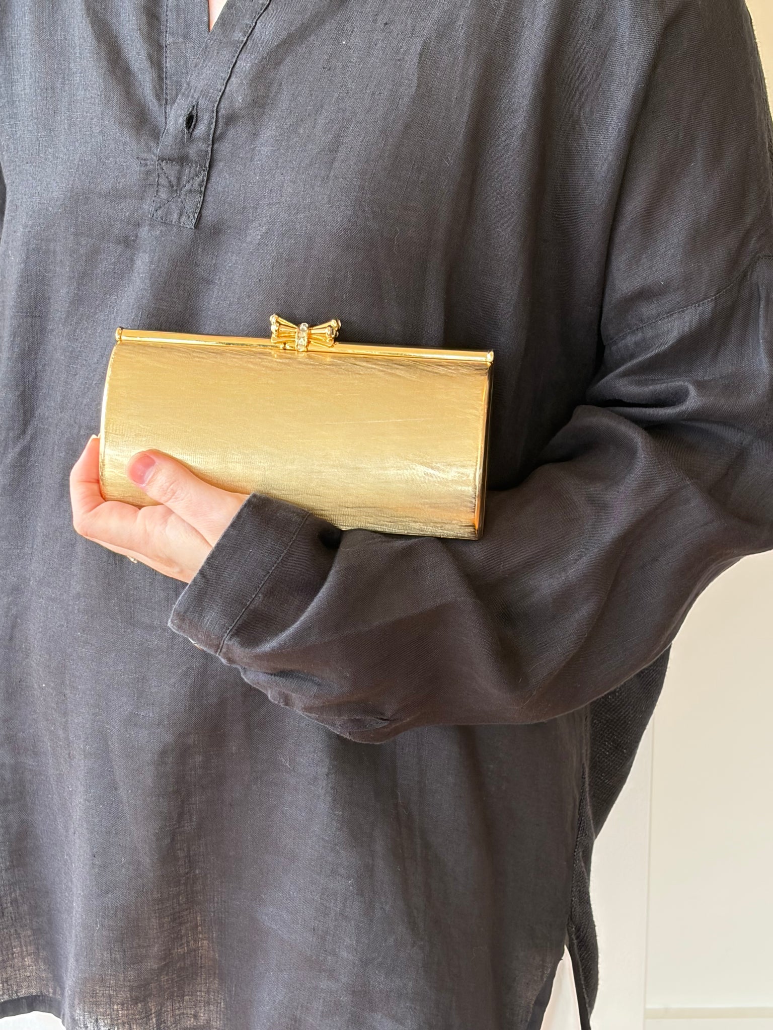 Rodo gold hardcase purse – Boro Detroit