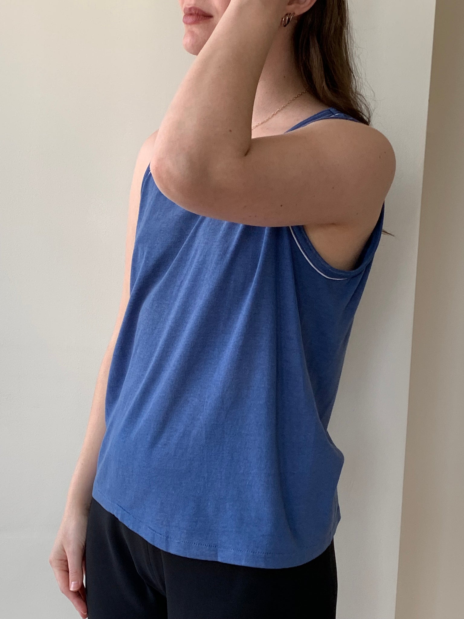 Vintage blue tank top