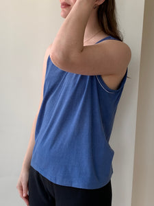 Vintage blue tank top