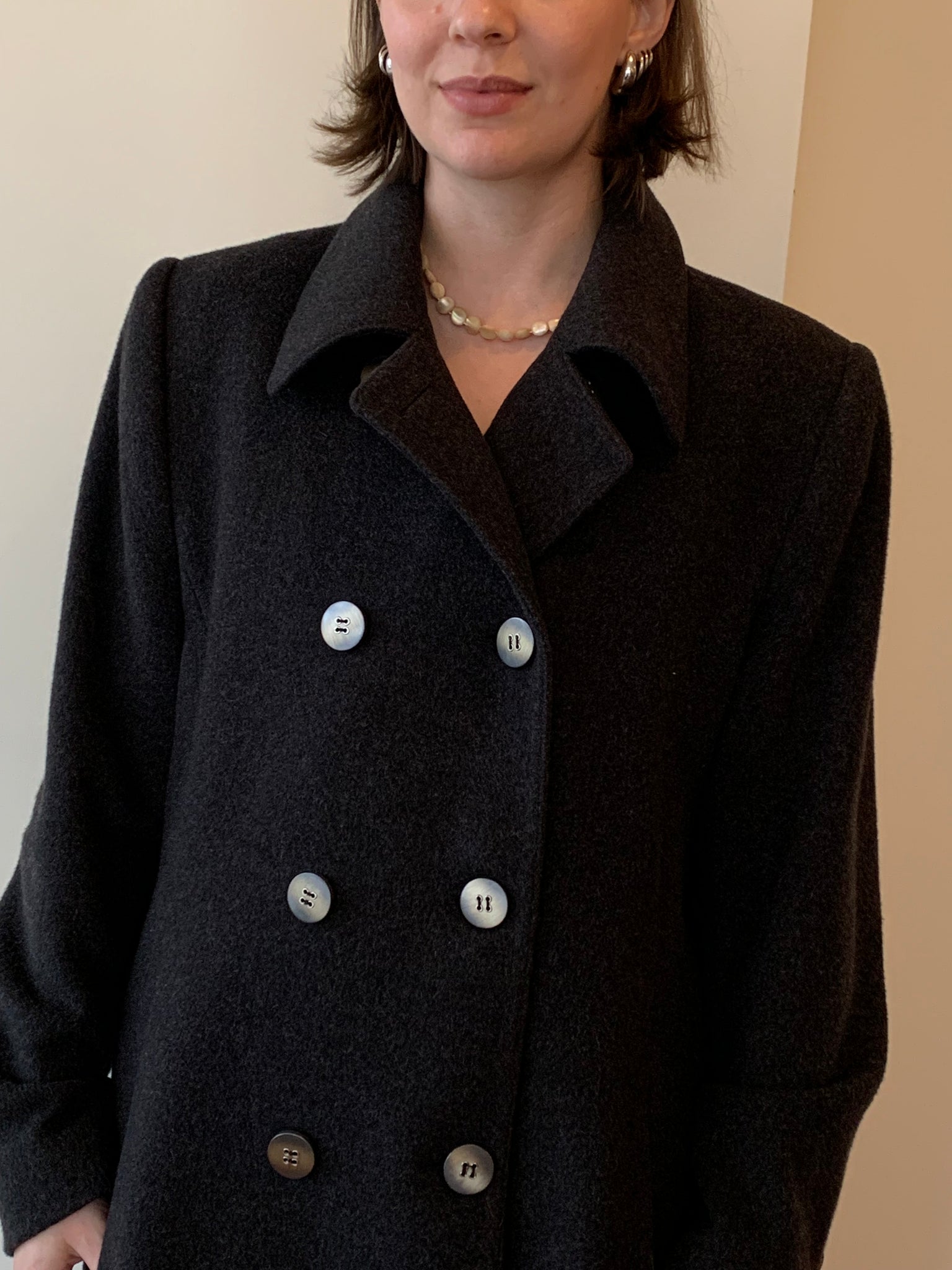 Jacobson’s wool and cashmere overcoat