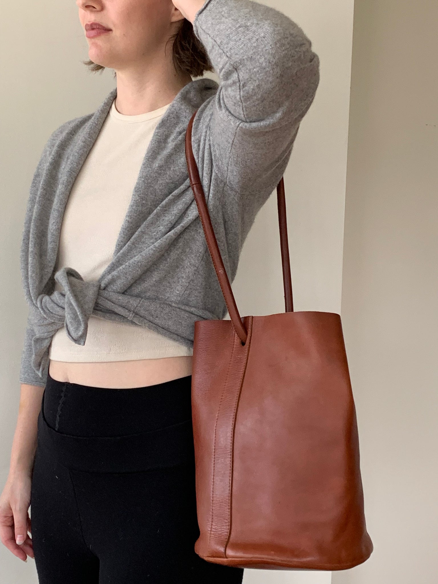 Are Studio leather shoulder bag