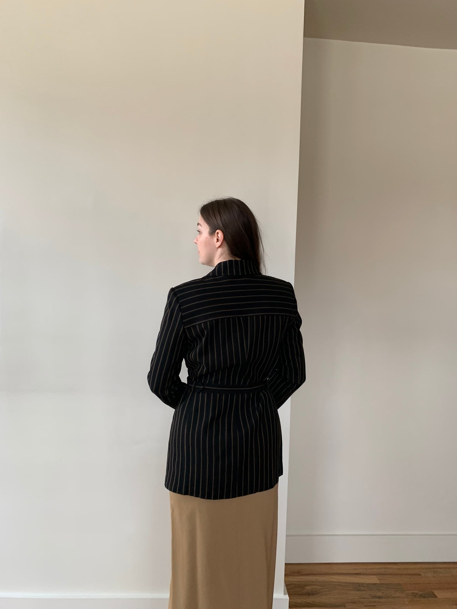 90s Dana Buchman pinstripe blazer