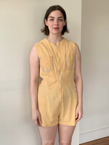 Vintage seersucker play suit