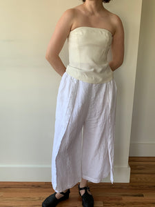 Eskandar linen wrap pants