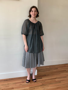 Aspesi sheer tunic top