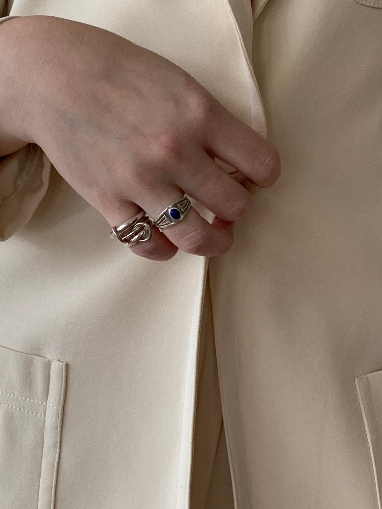 Julius Burbank lapis lazuli ring