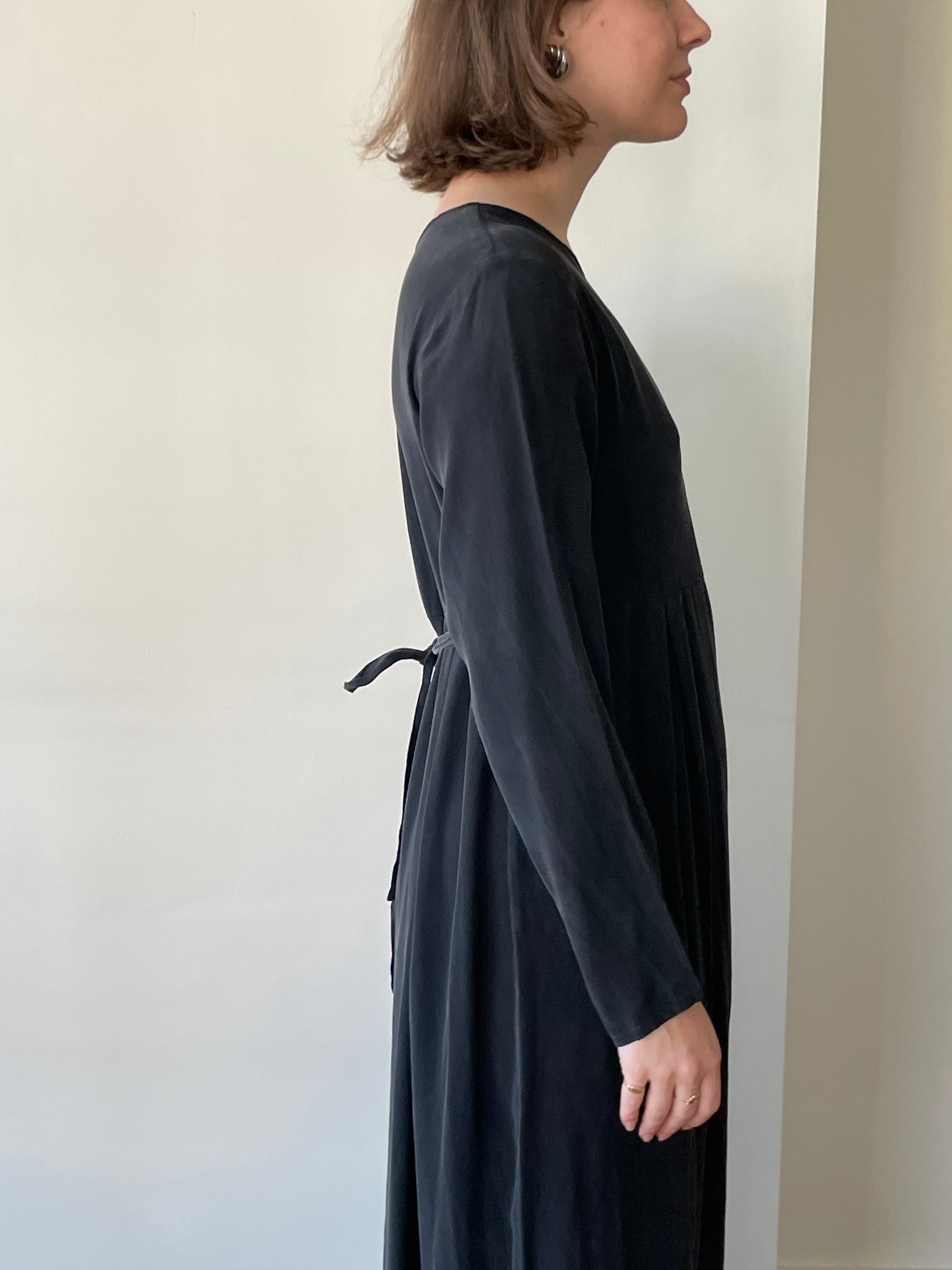 Vintage silk dress from Eileen Fisher