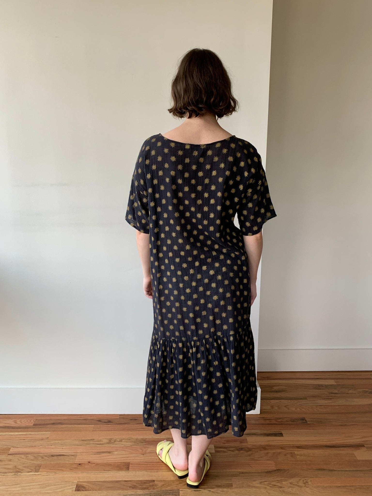 Gauzy cotton vintage sun dress