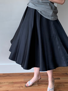 c’est simone satin circle skirt