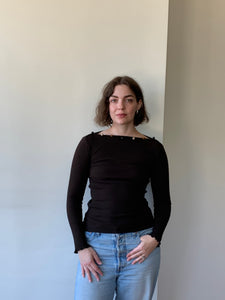 Baserange buttoned bateau shirt