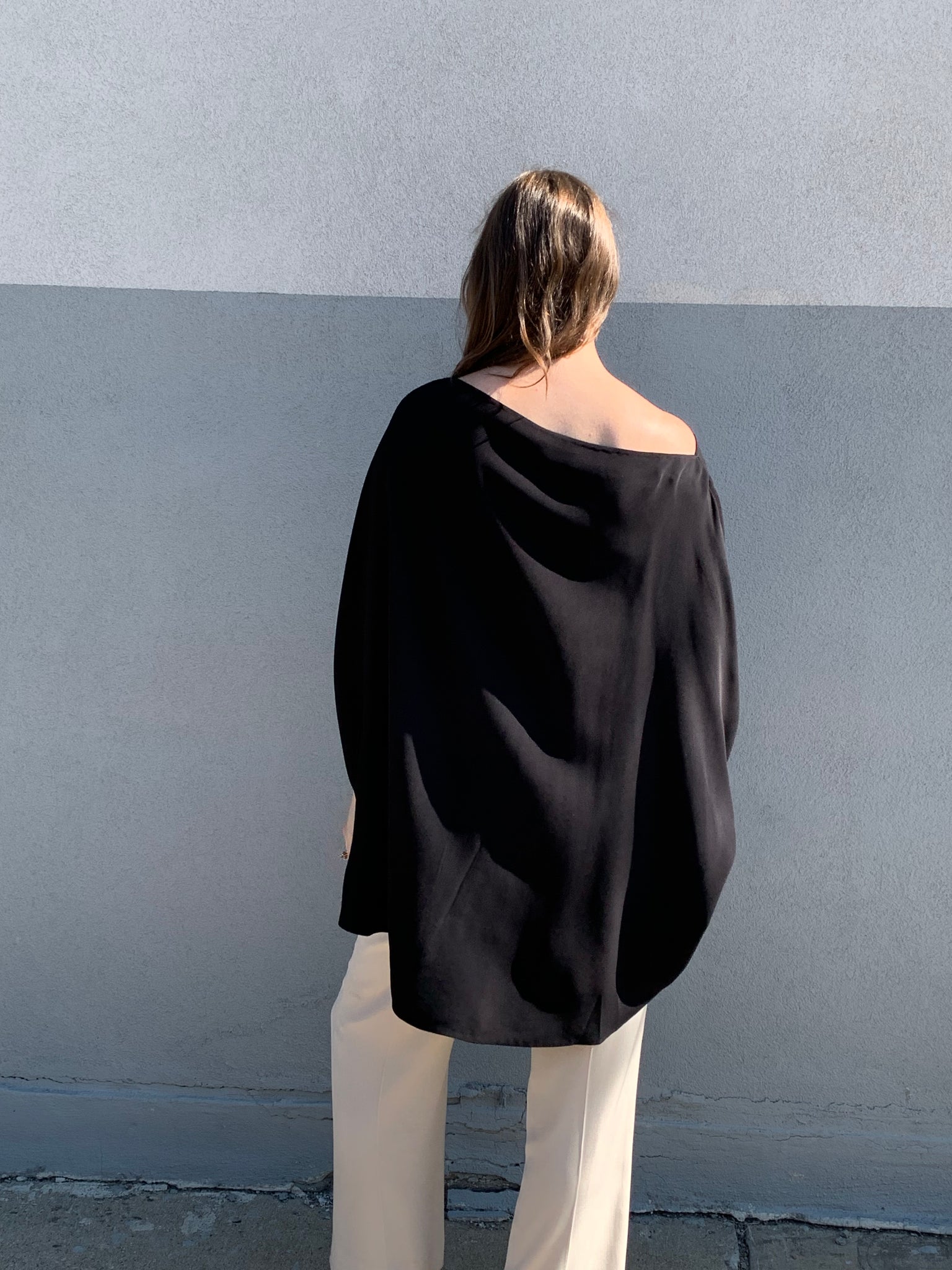 Jil Sander circle tunic blouse