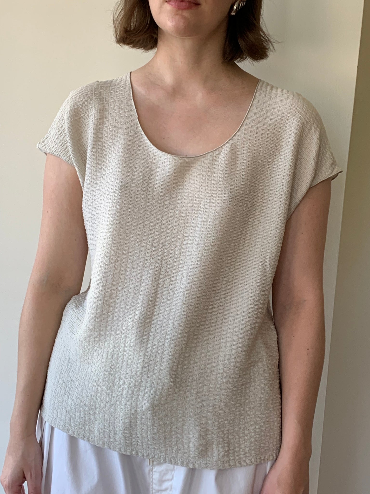 Armani Collezioni shirred shirt