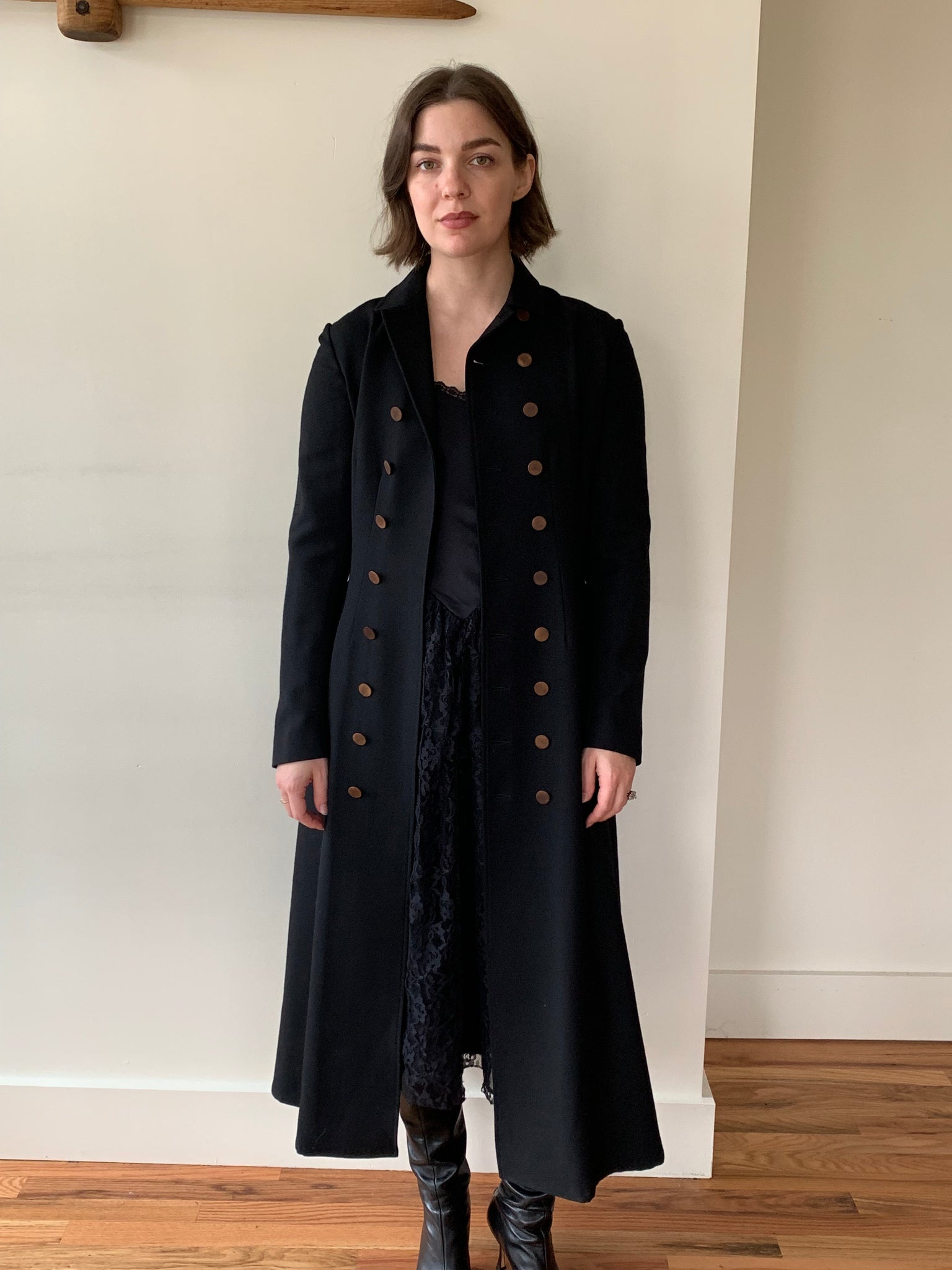 Double RL fitted coat