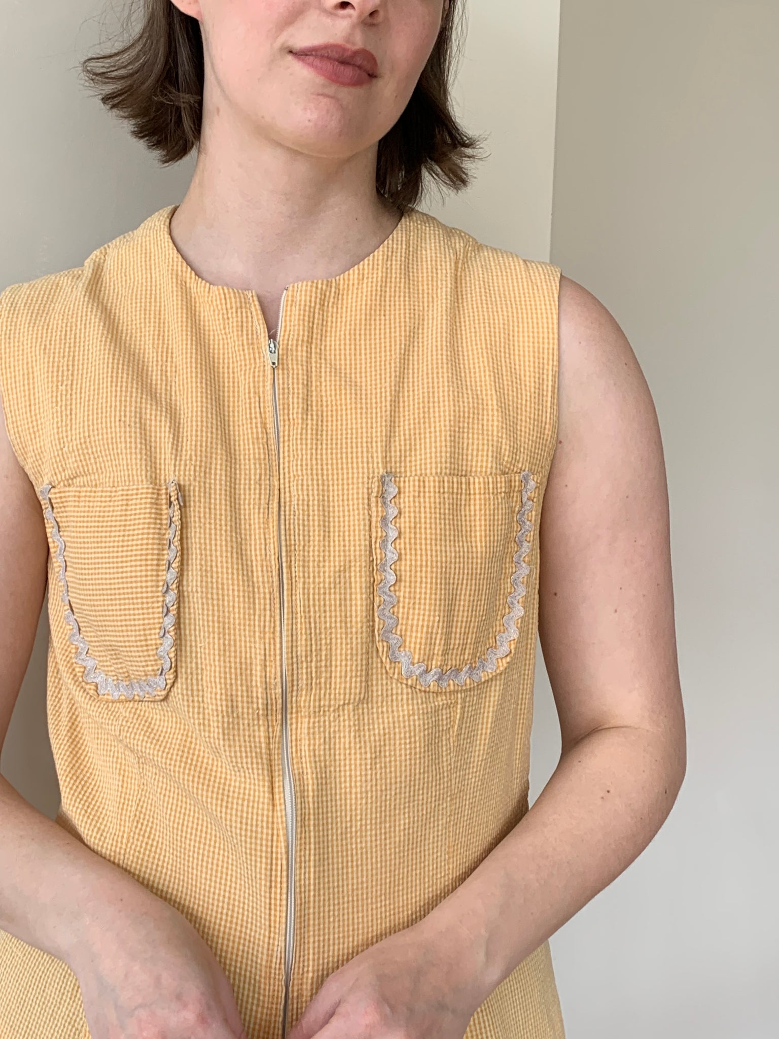 Vintage seersucker play suit