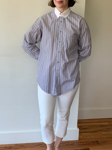 Vintage Dior striped button down shirt