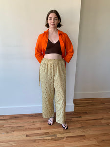 Cordera floral jacquard pants