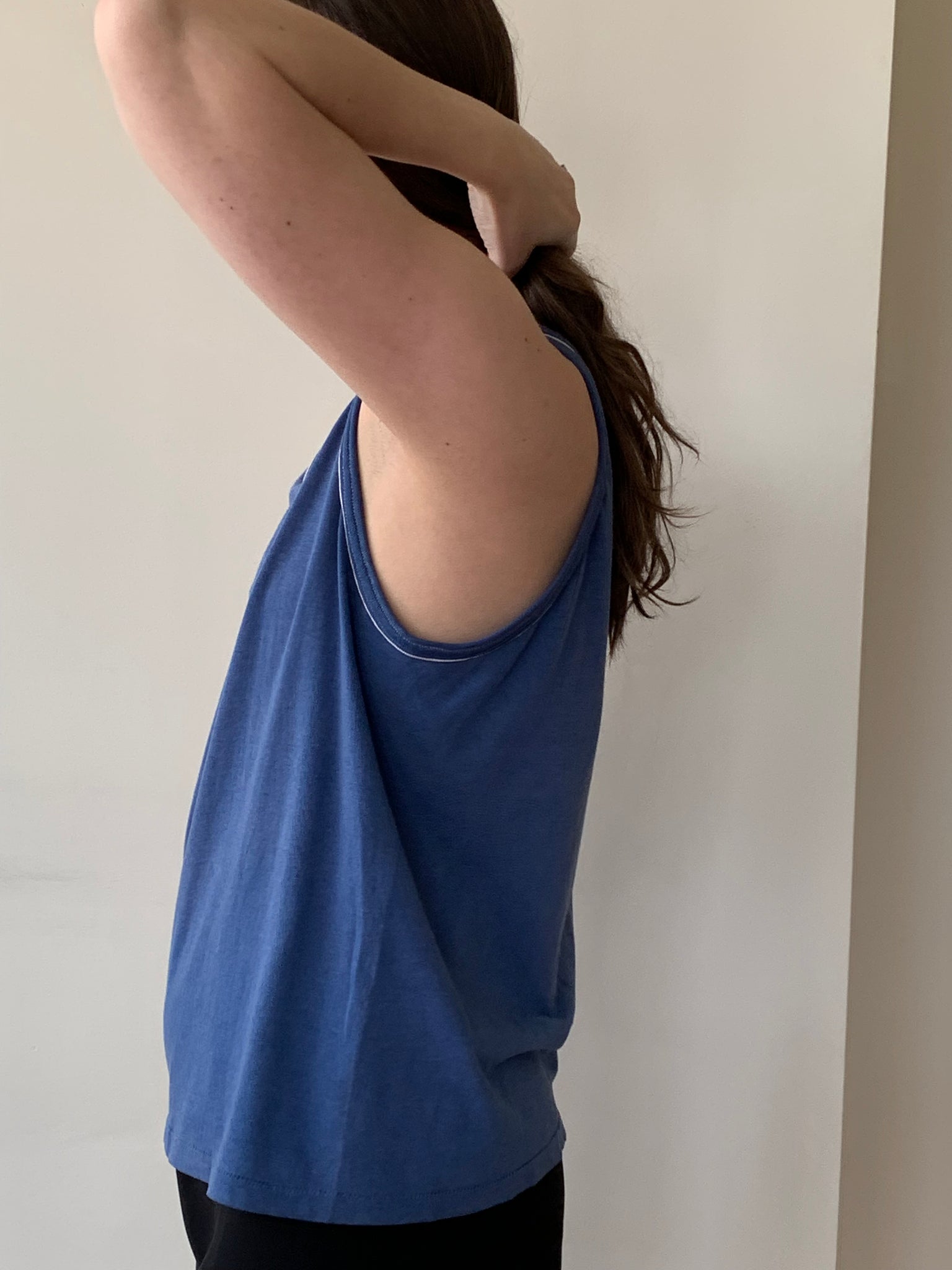 Vintage blue tank top