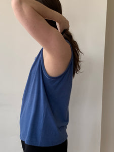 Vintage blue tank top