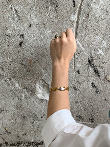gold and silver dolphin bracelet